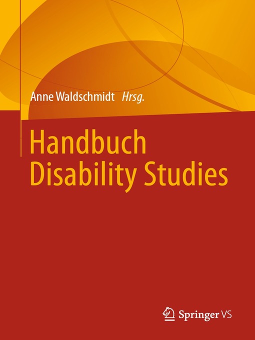 Title details for Handbuch Disability Studies by Anne Waldschmidt - Available
